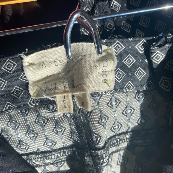 Nicole Miller Artelier Collection Jacquard pants suit set - Picture 9 of 12